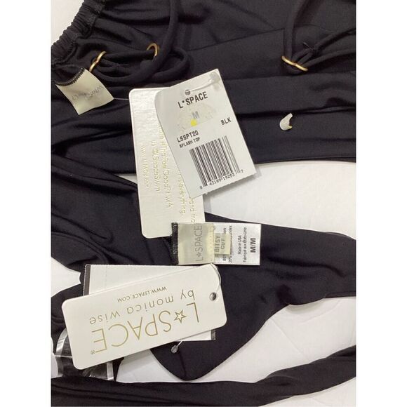 New. L*SPACE black teeny bikini. Medium. Retails $179 - Picture 9 of 9